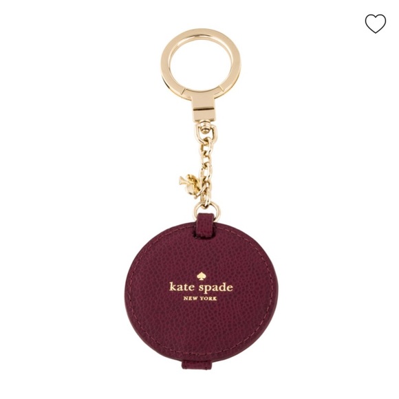 Kate SpadeCircle Mirror Leather Bagcharm/keychain - Picture 14 of 14